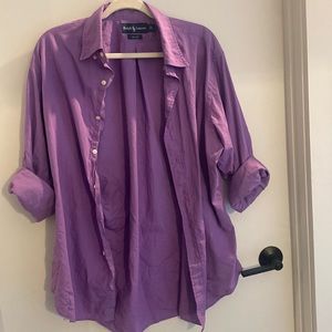 Ralph Lauren purple cotton button down